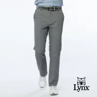 在飛比找momo購物網優惠-【Lynx Golf】男款素面特殊織帶造型口袋袋蓋設計平口微