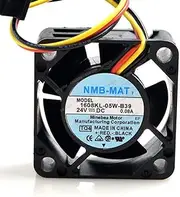 Compatible for NMB-MAT 1608KL-05W-B39 24V 0.08A 4cm 4020 3-Wire Cooling Fan
