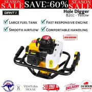 Giantz Post Hole Digger 82CC Motor Only Petrol Hand Borer Earth Engine Drill New