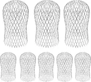 Downpipe Protection, Downspout Guard Sieve Filter Net, Flexible Gutter Aluminium Filter for Indoors, Outdoors, Roofs, Terraces, Gardens, Roads