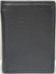Top Notch Accessories Black Smooth Tri-Fold Wallet 5100BK