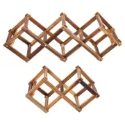 2pcs Wine Racks Wine Bottle Shelf Wine Bottle Storage Wine Display Shelf
