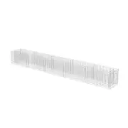 Gabion Planter Galvanised Steel 450 X 50 X 50 Cm