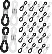 [ANDRESLAD] Pcs Anti-slip Glasses Chain Holders for Women's Eyewear Silicone Retainer Fixer Safety Chain Tips for Daily Use