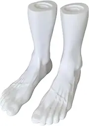 [perfk] Mannequin Feet Simulated Shoes Display Props Flat Bottom Portable Display Models