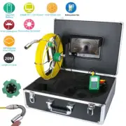 9" LCD1000TVL IP68 Waterproof Drain Pipe Sewer Inspection Camera System 6W LED
