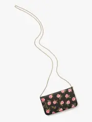 knott ditsy rose iphone 12 pro max wrap folio case on chain