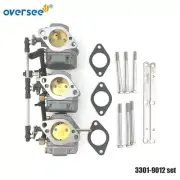 3301-9012 CARBURETOR SET New Model For MERCURY/MARINER 2T 3CLY 80-90HP Outboard