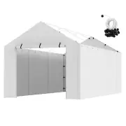 VEVOR Carport Replacement Canopy for Car Shelter 10'x20' White Not Include Frame