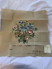 Fleur De Paris Needlepoint Hand Painted canvas - #462- made in Belgium M