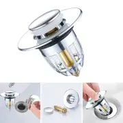 Wash Basin Core Bounce Drain Filter Bathroom Sink Plug Stopper Universal
