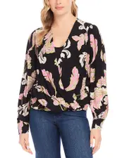 Karen Kane Drape Front Top