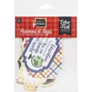 Echo Park ~ I LOVE SCHOOL ~ Frames & Tags Die Cuts