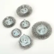 6-Pc. Wire Wheel Brush Set New