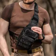 USA Men Backpack Tactical Sling Chest Bag Assault Pack Messenger Shoulder Bag