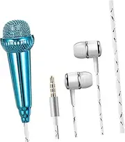 INOOMP Portable Microphone for Voice Recording Lightweight Vocal Mic Compatible with Smartphones Tablets Laptops for Podcasting Singing Live Streaming Interviews