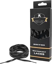 Waxed Lace for Roller Skates | Reinforced Waxed Skates Laces - Great Fit Skating Supplies for Inline Skates, Ice Skates, Hockey Skates, Roller Skates