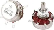 Aexit 2 (Potentiometer) Pcs Single Turn Linear Pot Rotary Taper Carbon Potentiometer 2W 680K (95ry410qf139) Ohm WTH118