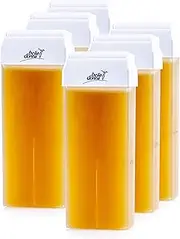 Bella Donna Honey Smooth Hot Wax Roll-Up Cartridges for Hair Removal 6 x 100ml - Gentle on Sensitive Skin