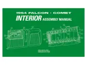 1964 Falcon Interior Assembly Manual Diagrams Schematics Comet Mercury New
