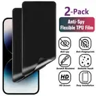 2-Pack Privacy Hydrogel Screen Protector For iPhone 16/16 Pro Max 15 14 13 12 11