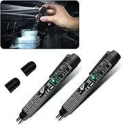 2 PCS Car Brake Oil Test Pen, Hydraulic Oil Moisture Change Analysis Diagnostic Test Tool, Vehicle Troubleshooting Accessories, Universal Size Suits for Most Carssuch as SUV, Mini Van (Black)