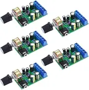 5PCS DC1.8-12V TDA2822M Mini Audio Amplifier Board 2.0 Dual Channel 3.5mm AUX Stereo Audio Amp Module with Knob