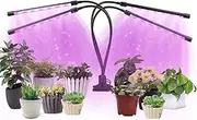 zolyet 4 Head Grow Light for Indoor Pl 84 s Pla G g Light 10 Dimmable Levels 3/9/12H Timer 3 Lighting Modes Compact Growth Lamp for Pl Flowers Vegetables Black