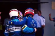 Jean Alesi Benetton and Olivier Panis Legier F1 W/C Spanish GP Rd- 1997 Photo