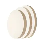 6" 8" 10" Wood Panels Board, Unfinished Round Wood Canvas Boards