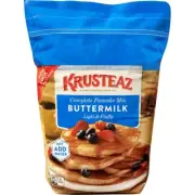 Krusteaz Complete Buttermilk Pancake Mix Light & Fluffy Just add Water 10 lb Bag