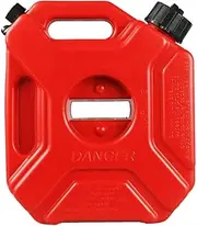 1.3 Gallon Fuel Tanks 5L Portable Gasoline Diesels Containers Anti-St Backup Petrol Storage Tanks with Lock & Key for Car Cycle Truck S ATV Off-Road Vehicle Red