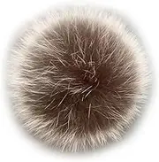 Real Raccoon Fur Pompoms Fluffy Raccoon Fur Pom Pom Mink Fur Balls Fur Pompon for Knitted Skullies Hats Scarf with Buckle…
