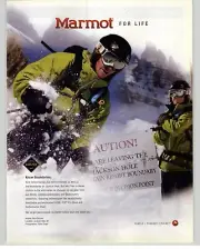 2010 Marmot Outdoor Clothing Vintage Print Ad Nick DeVore Jackson Hole WY Photo