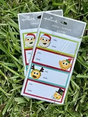 2 Pkgs. Hallmark Emoji Emoticons Christmas Tags