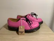 Dr. Martens lace up smooth leather oxford shoes 31009 pink NWOB size 9