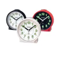 在飛比找樂天市場購物網優惠-CASIO 卡西歐 鬧鐘桌上圓型指針款時鐘 TQ-228 (