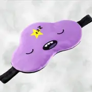 Sleep Mask Girls Women Children Kids (Lumpy-Princess Purple, Slim Pack)