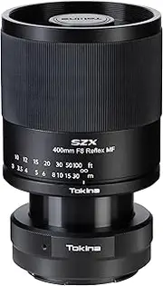 Tokina 634738 Telephoto Lens, Mirror Lens, SZX Super Tele, 15.7 inches (400 mm), F8 Reflex MF, Fujifilm X Mount, Reflective, Manual Focus, Interchangeable Mount