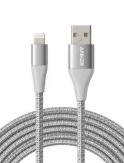 Anker USB cable for Lightning 3m Silver PowerLine II Apple MFi-Certified New