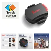 Exercise Cycling 2-in-1 Cadence/RPM + Speed Sensor for Indoor or Outdoor Bike...
