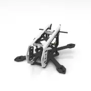 Eagle2 Rigid & LightWeight Micro FPV Drone Frame Kit Compatible With DJI O4 Pro