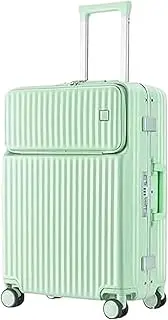 [RUVOO] Luggage Carry On Luggage Luggage with Pocket Compartment ABS PC Hard Shell Suitcases with Wheels & TSA Suitcase Checked Luggage (Color : D, Size : 24")