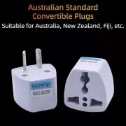 2PC Australian Standard Plug Adapter Changeover Plug Power Supply Socket Adapter