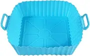 Square Silicone Fryer Liners, Reusable Fryer Pot, Fryer Accessories, Baking Pot Liner Oven Tray, Fr Silicone