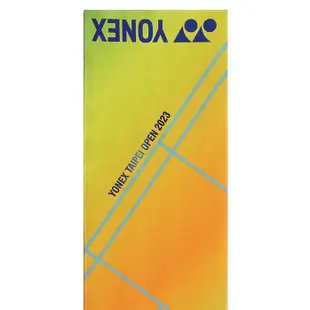 Yonex 2023 台北公開賽限量款 YOBT3601TR-071 運動毛巾 黃/藍 [運動毛巾] 【偉勁國際體育】