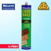 Selleys Liquid Nails Construction Adhesive 320g Glue Builders Strong Bond Timber