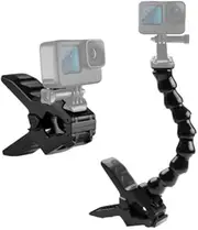 PULUZ 24 cm Go Pro Flex Clamp, Jaws Flex Clamp Mount for GoPro Hero 12, 11, 10, 9, 8, 7, 6, 5, 4, Session, 3+, 3, 2, 1, Hero (2018), Fusion, Max, for DJI Osmo Action Cameras