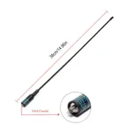10W NA771 SMA Female Dual Band Antenna For Baofeng UV5R UV-82 Walkie Radio 5PCS