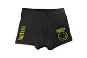 Nirvana Unisex Adult Smile Boxer Shorts (Black) - UTRO10295